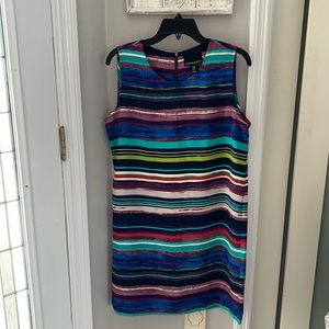 Cynthia Rowley Striped Shift Dress Women’s Size 10